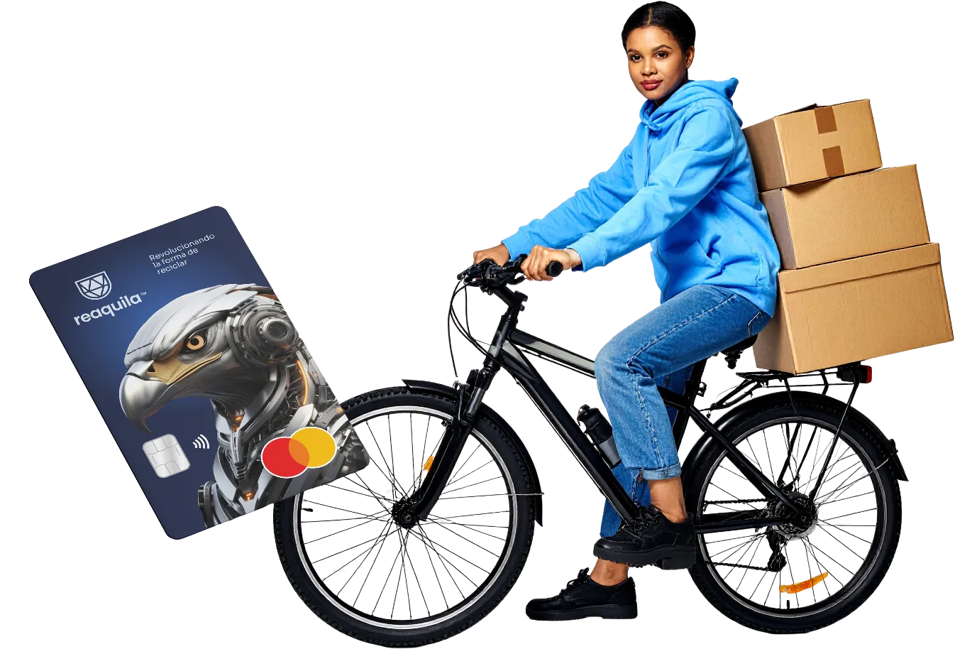 Chica en bicicleta